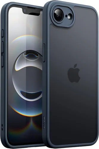 Vista 12 de JETech Funda mate para iPhone 17 de 6.3 pulgadas, protección contra caídas de grado militar, carcasa trasera translúcida esmerilada minimalista