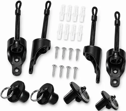 Vista 8 de Kit de repuesto universal para sombrilla, kit de salto elástico, correa para parasol, resistente a la intemperie, compatible con persianas Beige