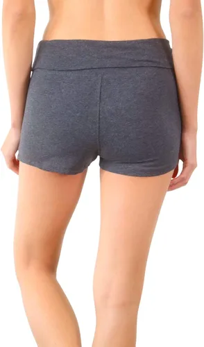 Vista 3 de Pure Look Paquete de 3 pantalones cortos de yoga de algodón elástico para mujer
