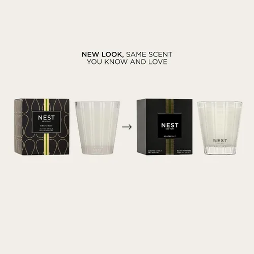 Vista 2 de NEST New York Vela clásica perfumada, pomelo, 8.1 onzas, tiempo de combustión de hasta 60 horas, recipiente de vidrio reutilizable