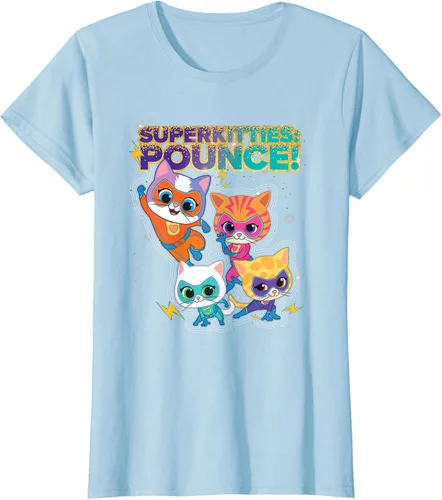 Vista 25 de Disney Junior SuperKitties Pounce! Camiseta de equipo completo, talla S