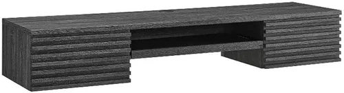 Vista 4 de Modway Render Mid-Century - Escritorio de oficina moderno para montaje en pared, roble