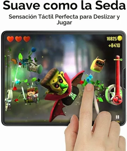 Vista 4 de Mothca Protector de pantalla de vidrio mate para iPad Pro de 12.9 pulgadas, 6ª/5ª/4ª/3ª generación (modelos 2022/2021/2020/2018), antirreflejos