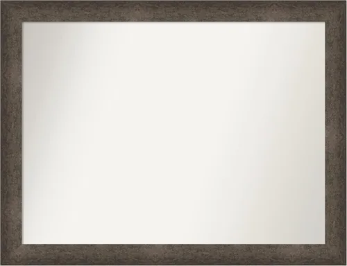 Vista 700 de Amanti Art Espejo de pared personalizado no biselado (25 x 25 pulgadas), marco de bronce acentuado, varios tamaños personalizados, espejo de baño