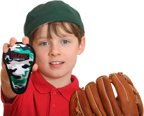 Vista 3 de Youper Copa Atlética Protectora de Espuma Suave para Niños (Edades 7-12), Copa Atlética Infantil para Béisbol, T-Ball, Fútbol Americano