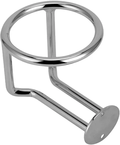 Vista 5 de Soporte para vasos de acero inoxidable de grado 304 para barco, resistente, para bebidas acuáticas, yates marinos, camiones (1 unidad)