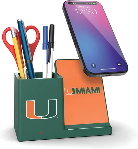 Vista 30 de SOAR NCAA - Soporte de carga inalámbrico unisex para teléfono celular y organizador de escritorio Color del