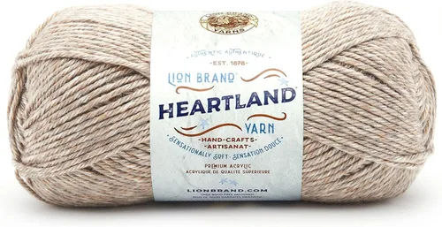 Vista 68 de Lion Brand Yarn Heartland Yarn, Hilo de Peso Medio para Tejer, Ganchillo y Manualidades, 1 Paquete, Great Smoky Mountains Grandes Montañas Humeantes