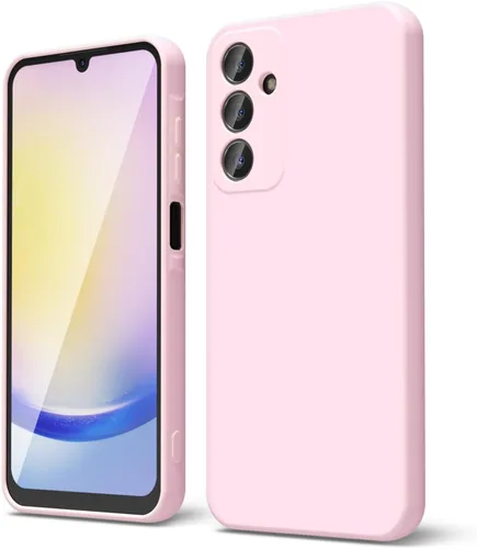 Vista 214 de oakxco Funda para teléfono Samsung Galaxy A12 con agarre de silicona líquida, linda delgada fina suave cubierta de gel de goma TPU lisa para mujeres