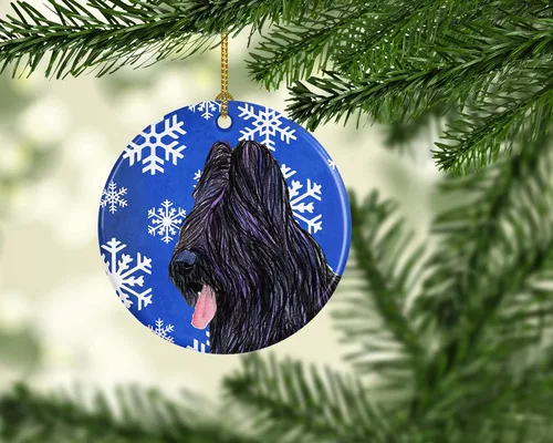Vista 134 de Caroline's Treasures Cavalier Spaniel - Adorno de cerámica para colgar en el árbol de Navidad, para el hogar, Navidad, fiestas, regalo, 3 pulgadas