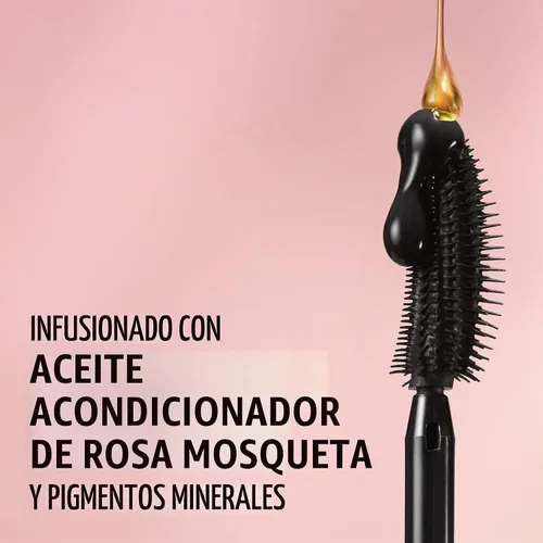 Vista 6 de Maybelline Lash Sensational - Máscara lavable, alargadora y voluminizadora para un efecto de abanico completo, negro más negro, 1 unidad Blackest