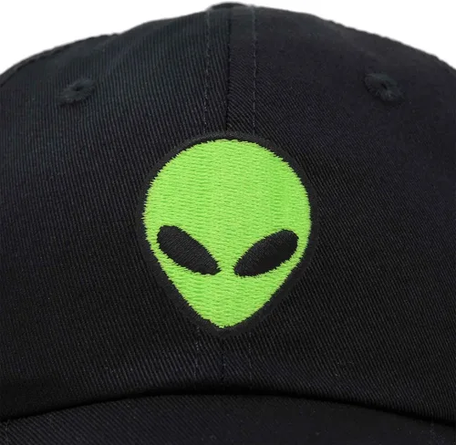 Vista 2 de DALIX Alien Head Gorra de béisbol para hombre y mujer