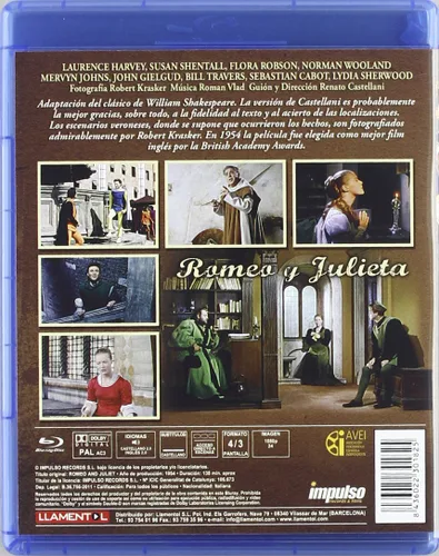 Vista 2 de Romeo and Juliet Blu-Ray RegABC Import - Spain