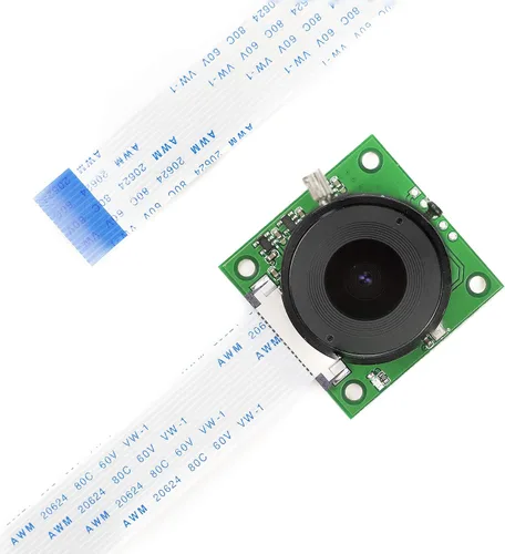 Vista 3 de Arducam para Raspberry Pi 5 Módulo de cámara con lente de montaje CS intercambiable para Pi 5, 4, 3, 3B+, 5MP OV5647 1080P
