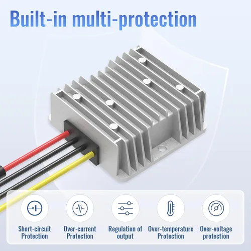 Vista 3 de Kzreect - Convertidor de 12 V, 20 A, 240 W, CC a CC, reductor de voltaje de 17-55 V a 12 V