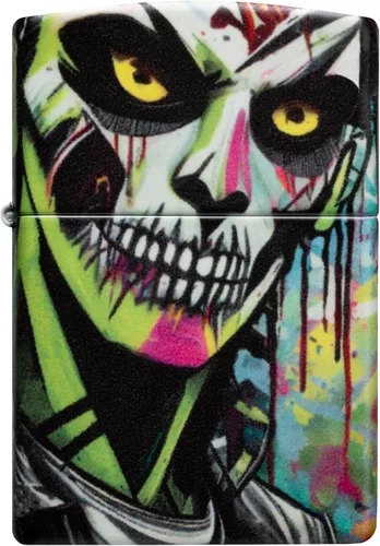 Vista 2 de Zippo Encendedor Gasolina 540 Color Punk Zombie 60007395 Sin Llenar
