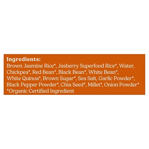 Vista 3 de Jasberry Arroz orgánico - Superalimento con altos antioxidantes, listo para comer o calentar, 100% arroz Jasberry sin OMG, sin gluten, certificado