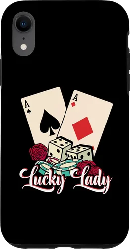 Vista 25 de Lucky Lady Poker Player Gambling Casino Gambler Case for iPhone 16