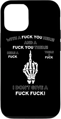 Vista 28 de Skeleton Middle Finger F You Pun Adult Humor Novelty Gifts Case for iPhone 17