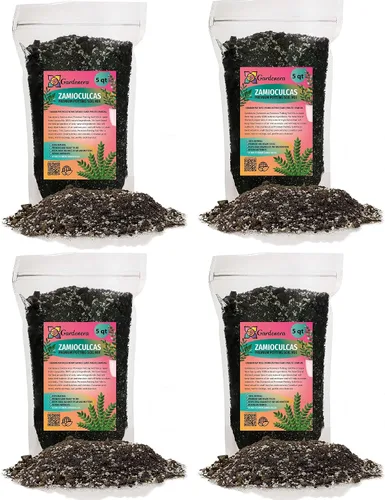 Vista 5 de Eleva tus zamioculcas con la mezcla orgánica de tierra de Gardenera - Cultiva más saludable y más elegancia - 1 cuarto de galón