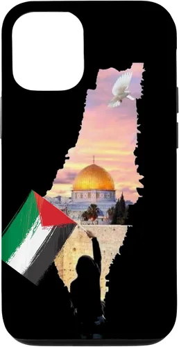 Vista 28 de Boy Hold Palestine Map Flag Jerusalem's City Palestinians Case for iPhone 17