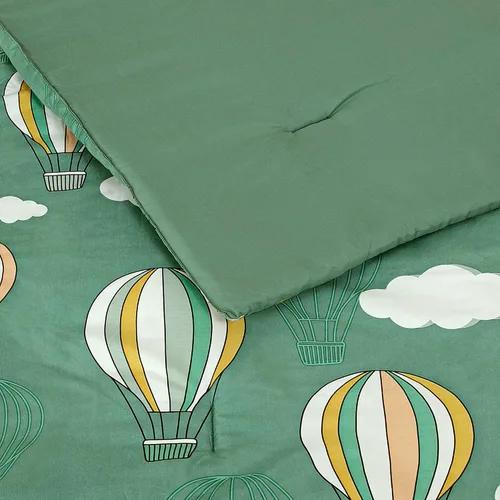 Vista 8 de ROYALE LINENS BIAB - Juego de ropa de cama estampada, 100% microfibra ultrasuave, 1 edredón y 1 funda de almohada estándar, tamaño Twin XL, ropa