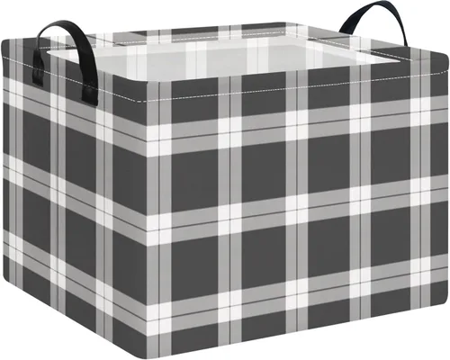 Vista 17 de NTAOHAMPER Cesta rectangular de almacenamiento de fútbol vacía, cesta de regalo plegable con asas, caja de juguetes/libros, decoración de habitación