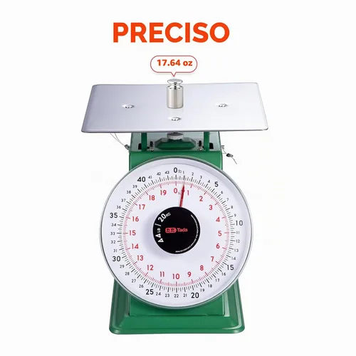 Vista 2 de Tada Báscula mecánica de cocina y alimentos resistente de 44 libras / 20kg