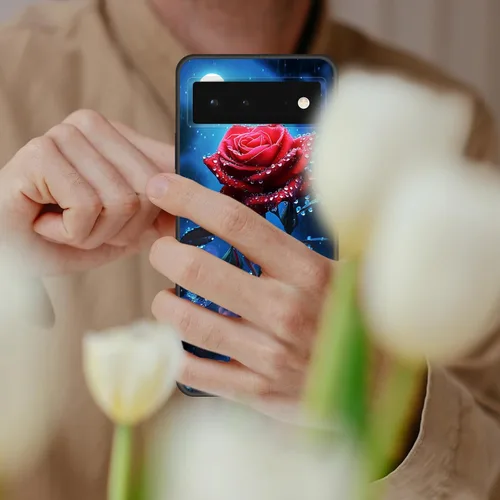 Vista 95 de Funda delgada para Google Pixel 4 XL, funda delgada de silicona de TPU suave a prueba de golpes para Google Pixel 4 XL, astronauta Galaxy