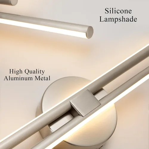 Vista 3 de EDISLIVE Lámpara LED Regulable Moderna para Tocador, Accesorios de Iluminación de Pared para Tocador de Baño, Accesorios de Iluminación para Espejo