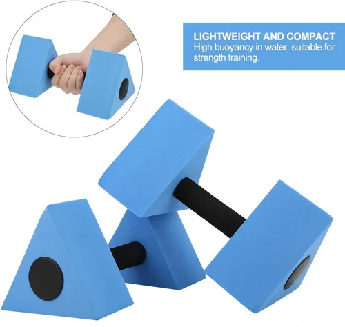Vista 2 de Alvinlite Mancuernas de agua, pesas para ejercicio acuático, equipo de fitness para hombres, mujeres, niños, pérdida de peso, deportes acuáticos