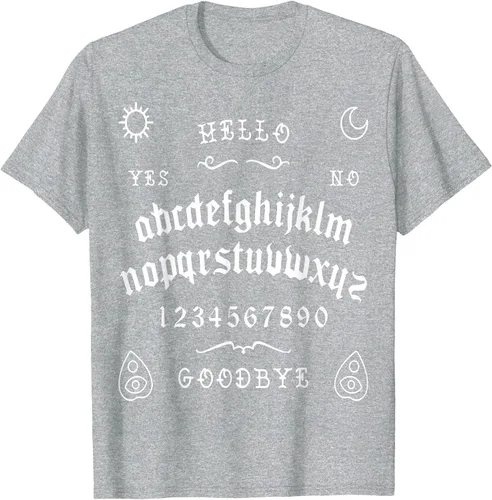 Vista 70 de Camiseta inspirada en la tabla Spirit Board Ouija Asphalt Grey