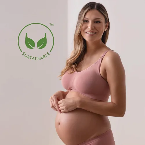 Vista 3 de BRAVADO DESIGNS Sujetador de maternidad y lactancia sin costuras de seda corporal A B C D DDE DDDF Copa