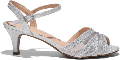 Vista 2 de Dream Pairs - Nina - Sandalias de tacón bajo para mujer