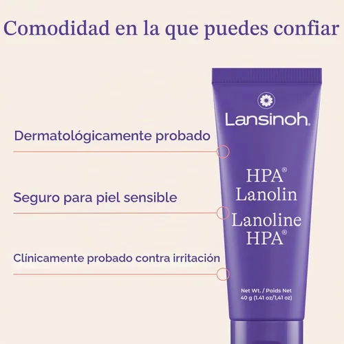 Vista 5 de HPA Lanolin Nipple Cream, 1.41 oz