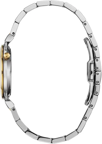 Vista 2 de Bulova Reloj clásico de cuarzo para mujer acero inoxidable dos tonos modelo 98L264 Oro amarillo de dos tonos