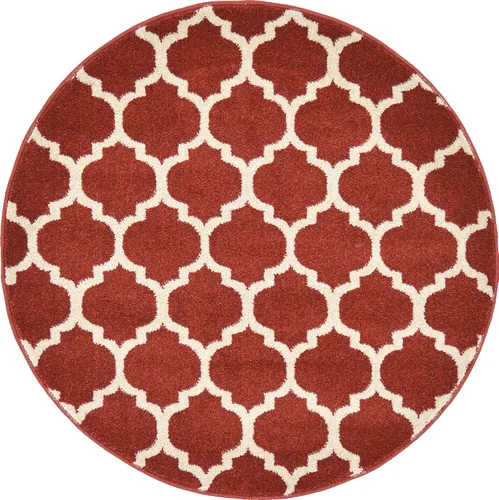 Vista 32 de Unique Loom Trellis Collection - Alfombra de área de Filadelfia, rectangular de 2 pies 2 pulgadas x 3 pies, color morado y marfil
