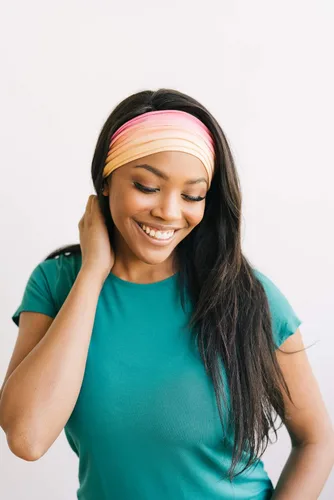 Vista 101 de Maven Thread 4" Wide Workout Headbands for Women – Non-Slip Sweatbands for Gym, Running & Yoga