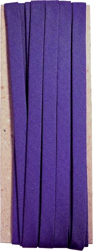 Vista 10 de Hobby Trendy - Cinta de encuadernación al bies de algodón, doble pliegue, 0.394 in, 3/8 pulgadas (5 yardas), color azul