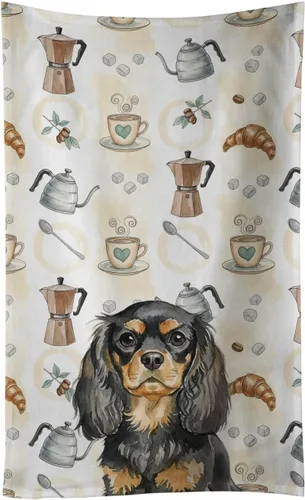 Vista 33 de Caroline's Treasures Afghan Hound - Toalla de cocina para barra de café, terciopelo frontal y lazo de algodón, lavable a máquina Sabueso afgano