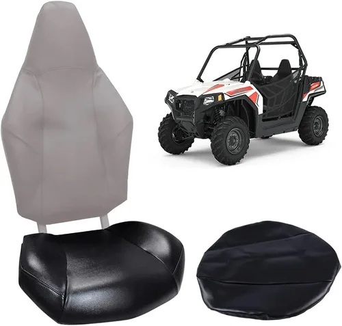 Vista 11 de PIT66 Funda para Asiento Negra Compatible con Honda Fourtrax 300 1988-2000 Funda para Asiento Weather-Resistant Black Replacement Seat Cover with