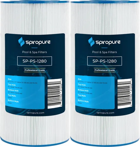 Vista 8 de SpiroPure Cartucho de repuesto para filtro Star Clear II C1500 C800 Pleatco PA80 Unicel C-8600 Hayward CX800RE para bañera de hidromasaje, spa