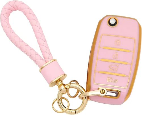 Vista 20 de Funda para Llavero Portallaves Estuche Soporte para Llaves Carcasa Protectora de TPU Suave Protector Accesorios para Automóvil