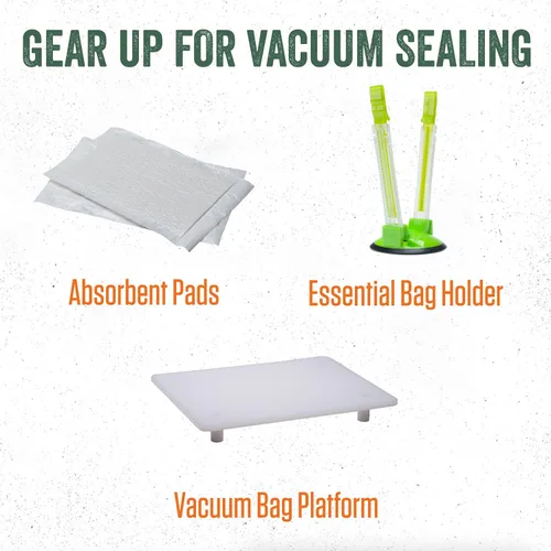 Vista 7 de LEM MaxVac - Rollos para bolsas de vacío de 2 piezas de 8 pulgadas x 20 pies