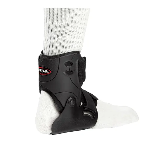 Vista 8 de Brace Direct Breg Ultra CTS Tobillera – Estabilizador rígido con bisagras para esguince de tobillo, tendinitis de Aquiles y esguinces altos