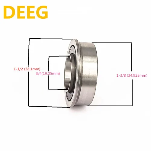 Vista 5 de DEEG Reemplazo Craftsman Cortacésped Rueda delantera Buje a Rodamientos