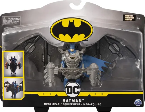 Vista 2 de BATMAN Mega Gear Deluxe - Figura de acción de 4 pulgadas con armadura transformadora