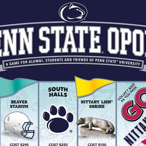Vista 7 de Late for the Sky Penn Stateopoly - Juego de mesa familiar para 2-6