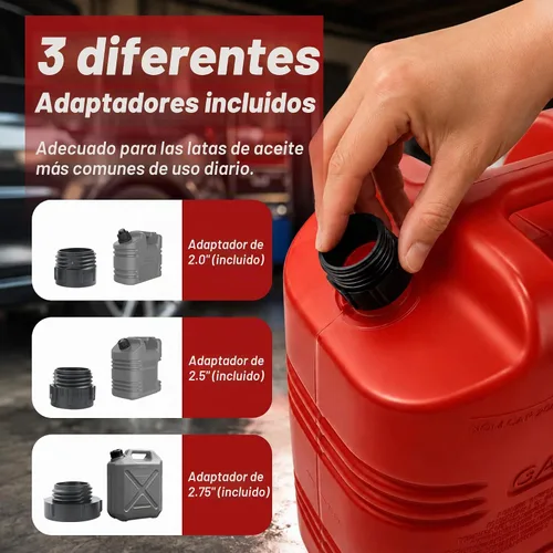 Vista 5 de Bomba de transferencia de combustible automática con sensor de parada automática (2.4 GPM), manguera de ingreso flexible se adapta a la mayoría