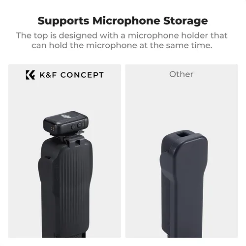 Vista 5 de K&F CONCEPT Funda protectora para lente de cardán compatible con DJI Osmo Pocket 3, DJI Pocket3, tapa de cámara, protector de lente interior suave